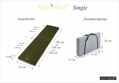 SPACEBED® Single M 190cm Vert