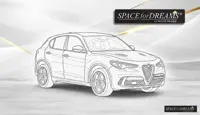 SPACEBED® - matelas pliant en mousse pour Alfa Romeo Stelvio