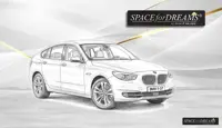 Lit de voiture en mousse haute densité - SPACEBED® pour BMW 5 GT
