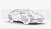 SPACEBED® - matelas en mousse à mémoire de forme pour Porsche Panamera