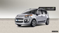 SPACEBED® - travel foam mattress for Citroën C3 Picasso