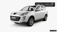 Trunk foam mattress - SPACEBED® for Peugeot 4007