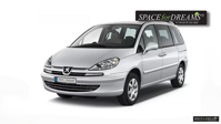 High-density foam car bed - SPACEBED® for Peugeot 807