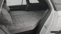 Memory foam car mattress - SPACEBED® inside Skoda Octavia Combi 5 aligned with Leveling System S4D
