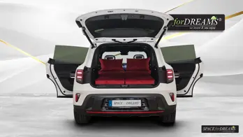  Le matelas dépliable incroyablement doux de couleur Magic Rosé, une fois ouvert, fait du camping une expérience absolument parfaite.