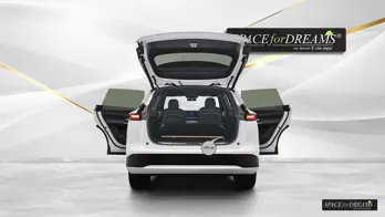 Le matelas de voyage SPACEBED® de couleur Magic Rosé crée une ambiance relaxante pour tous vos trajets.